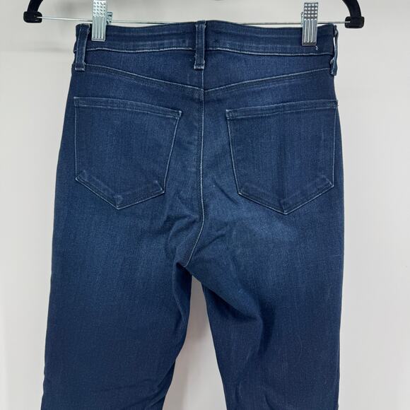 L'AGENCE Margot High Rise Skinny Jeans Womens Sz 25 NWOT Dark Wash Stretch Denim - Picture 4 of 9